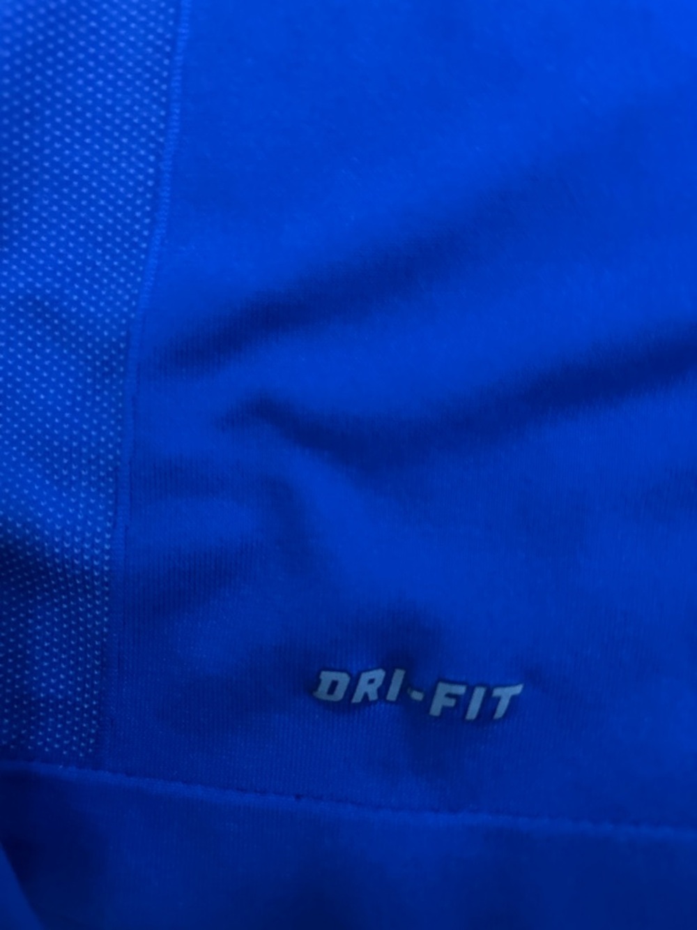 Nike Women’s Long Sleeve Dri-FIT Top - Royal/True Blue Size Small - Picture 3 of 6